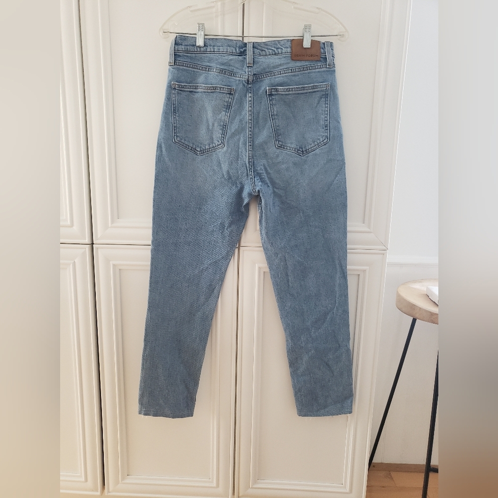 Denim Forum High Rise Light Blue Jeans - Picture 9 of 13
